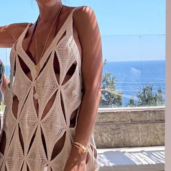 🦋 Bloggers Favorite 🦋 NWT Zara Crochet Slip Dress Size S - Picture 5 of 14